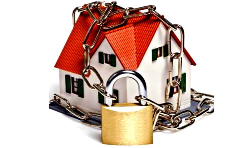 Woning in Kerkrade met ketting en slot als symbool
